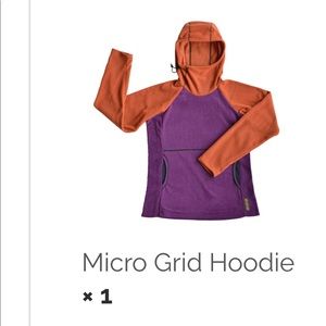 melanzana hoodie micro grid